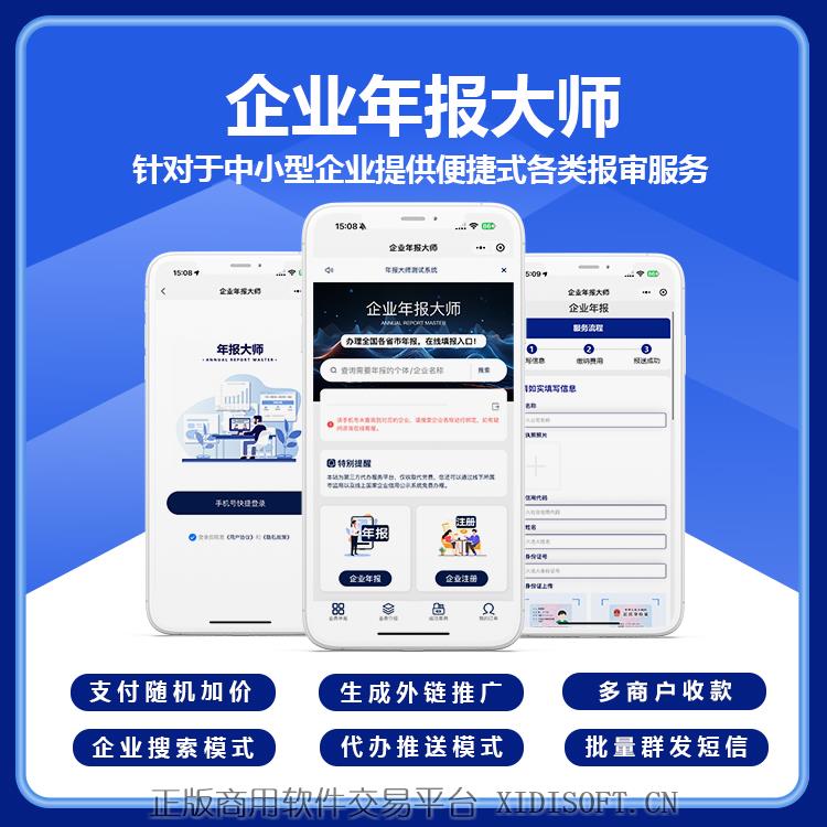 XIDISOFT | 企业工商年报服务大师加密独立部署