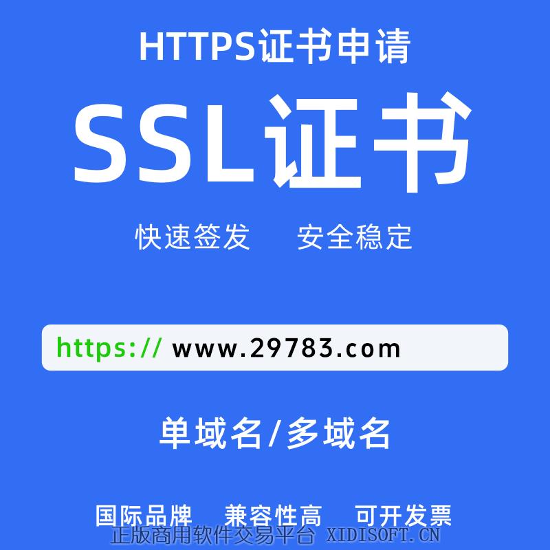 XIDISOFT | SSL DV单域名证书