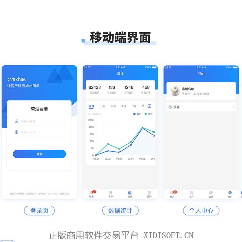 XIDISOFT | CRMChat客服在线沟通聊天工具 独立部署全开源
